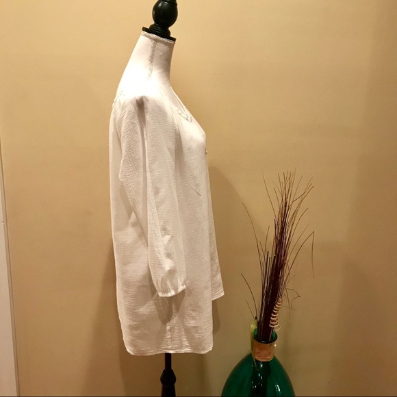 J.Crew “Crinkle Henley” Tunic - Picture 5 of 8